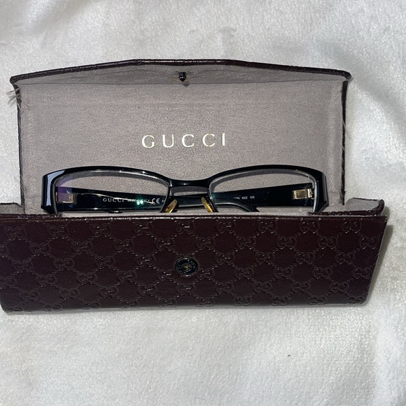 GUCCI GG2910 135 52mm Black Eyeglasses RX Frames w /Case - Picture 9 of 9